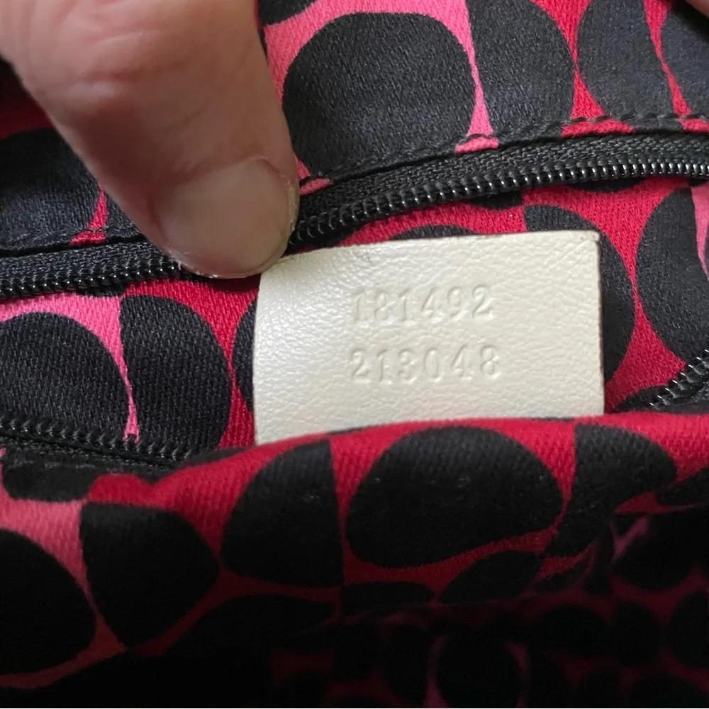 Vintage cream/gold Gucci Duchessa leather shoulder bag